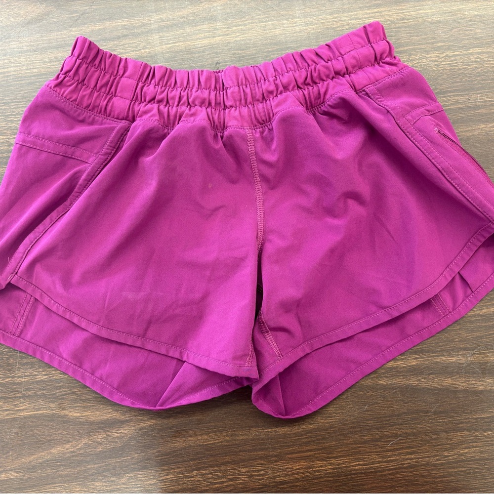 lululemon athletica Magenta Athletic Shorts